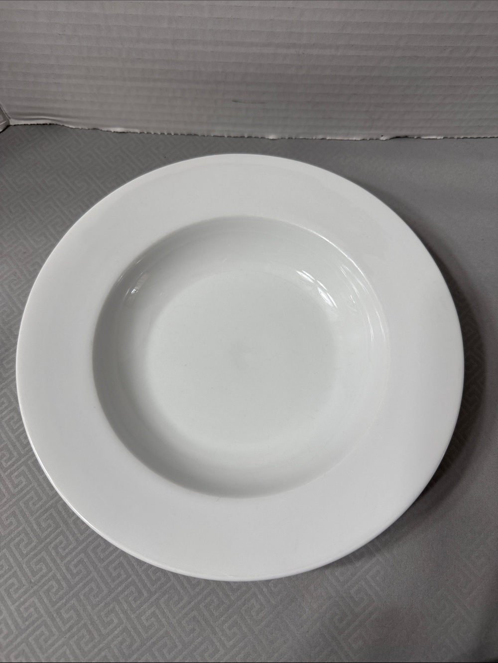 Vtg Dansk Aartik White Rimmed Porcelain Dinner/Soup Bowls Set of 4 Portugal